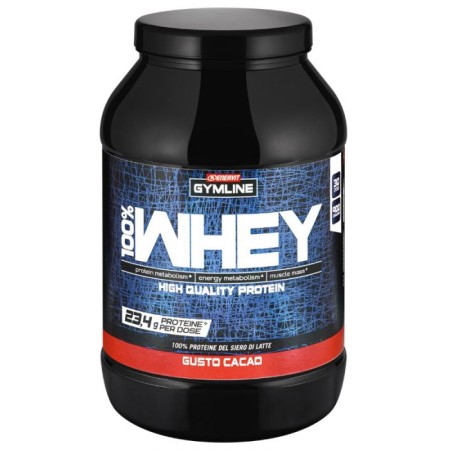 Enervit Gymline Muscle 100% Whey Proteine Concentrate Cacao Integratore Proteico 900 g
