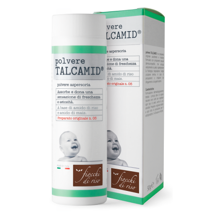 Fiocchi di Riso Talcamid Polvere Assorbente Rinfrescante 50 g