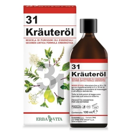 Erba Vita Krauterol 31 Olio di Erbe 100 ml