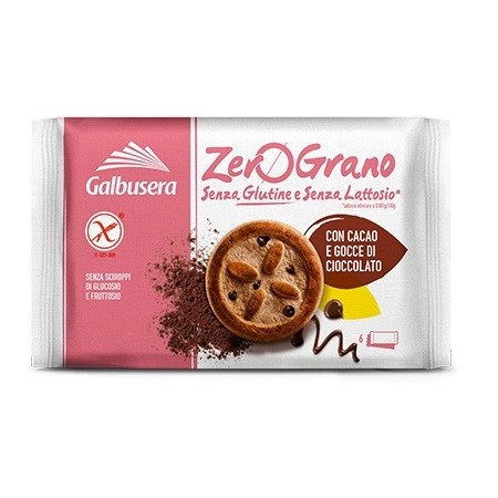 Galbusera Zerograno Frollini Con Gocce di Cioccolato 300 g