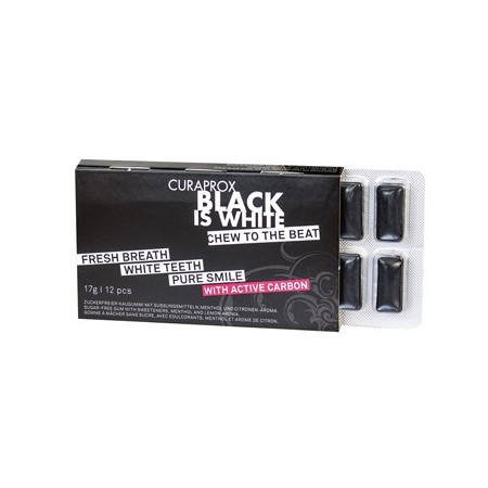 CURAPROX BLACK IS WHITE TG 12P