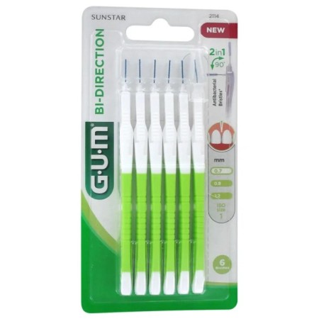 Gum Bi-Direction Scovolini Punta Ultra Fine 6 Pezzi