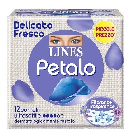 Lines Petalo Blu Con Ali 12 Pezzi