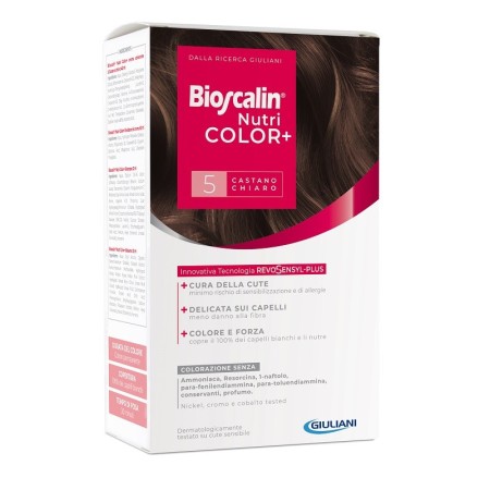 Bioscalin Nutri Color Plus 5 Castano Chiaro Trattamento Colorante