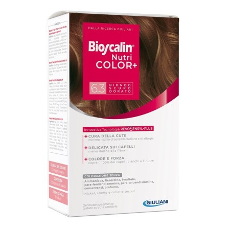 Bioscalin Nutri Color Plus 6.3 Biondo Scuro Dorato Trattamento Colorante