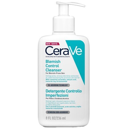 CeraVe Acne Purifying Foam Gel Cleanser Per Pelli Acneiche 236 ml