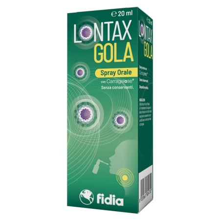 Lontax Gola Spray Orale per Mal di Gola e Tosse 20 ml