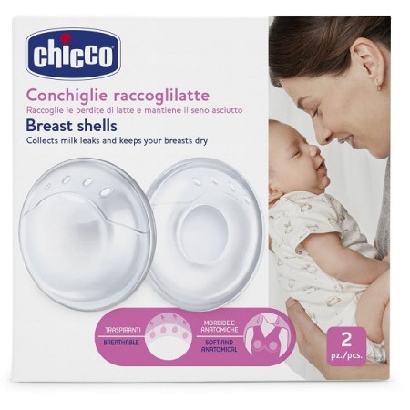 Chicco Conchiglie Raccogli Latte 2 Pezzi