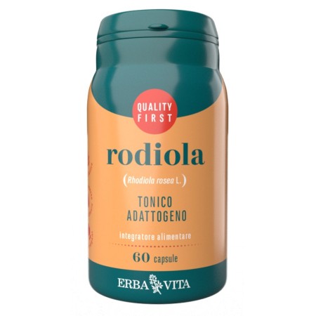 Erba Vita Rodiola Rosea Integratore Concentrazione 60 Capsule