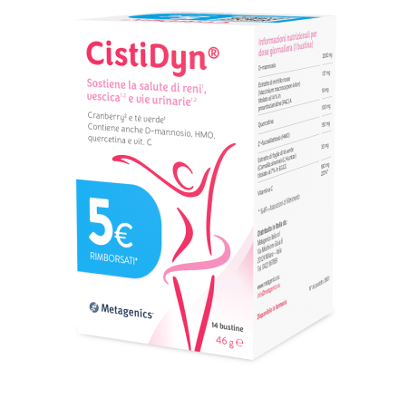 CistiDyn Integratore Vie Urinarie 14 Bustine