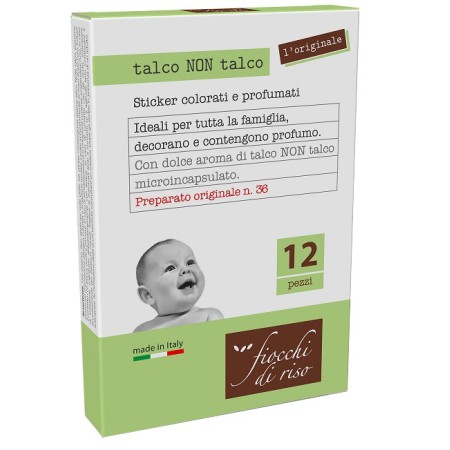 Fiocchi Di Riso Talco Non Talco Cerotti Colorati 12 Pezzi