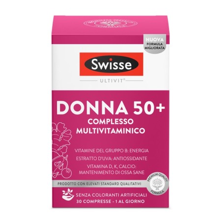 Swisse Donna 50  Integratore Multivitaminico 30 Compresse
