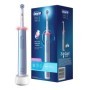 Oral-B Pro 3 Spazzolino Elettrico Blu Con Sensore Di Spazzolamento   2 Refill