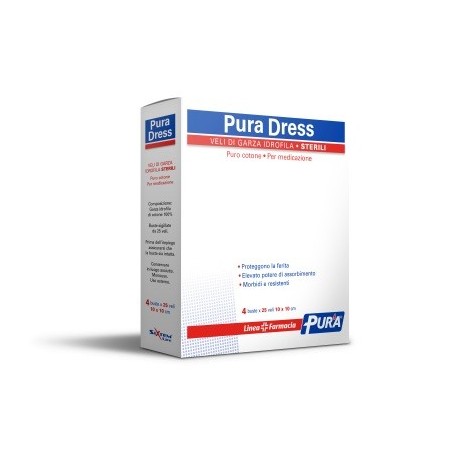 PURA SOFT GARZA 10X10CM 100PZ