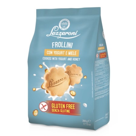 Lazzaroni Frollini Con Yogurt E Miele Senza Glutine 200 g