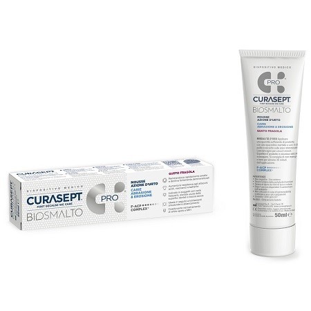 Curasept Biosmalto Mousse Fragola 50 ml