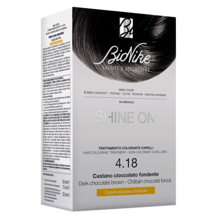 Bionike Shine On Trattamento Colorante Capelli n.4.18 Castano Cioccolato Fondente