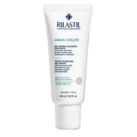 Rilastil Aqua Color Light Gel-Crema Colorata Viso 40 ml