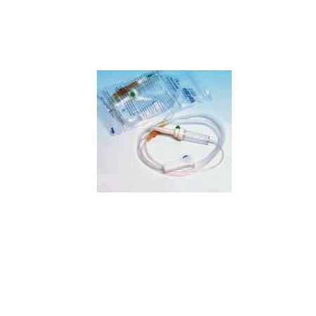 Farmac-Zabban Set Flebo Sterile Roller Luer Lock Con Ago 21G