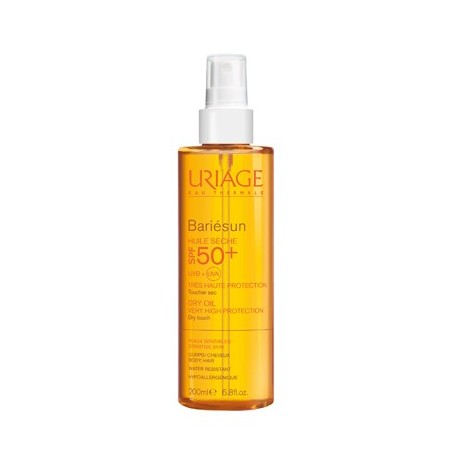 Uriage Bariésun Olio Solare Secco SPF 50  Protezione Corpo e Capelli 200 ml