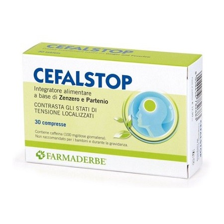 Farmaderbe Cefalstop Integratore Anti Tensivo 30 Compresse