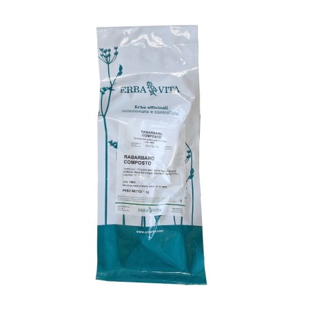 Erba Vita Rabarbaro Composto Tisana Integratore Transito Intestinale 1 kg