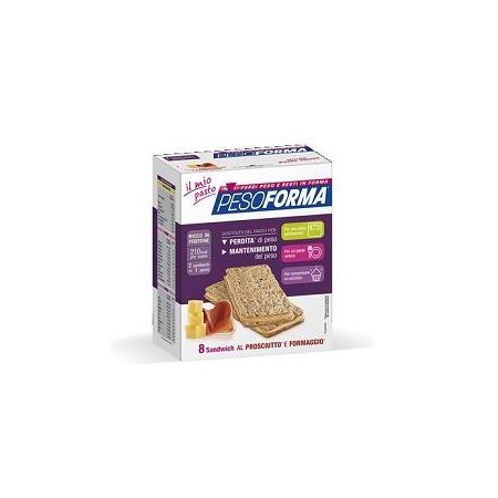 Pesoforma Sandwiches Prosciutto E Formaggio 8 Pezzi