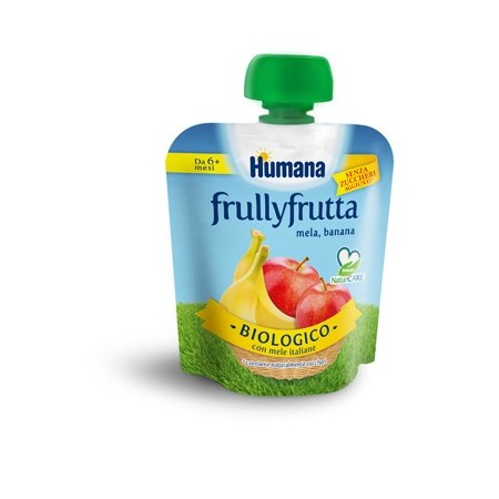 Humana FrullyFrutta Biologico Mela Banana 90 g