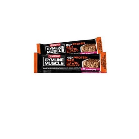 Enervit Gymline Muscle High Protein Bar 50% Barretta Proteica Arancio Cioccolato 60 g